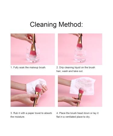 Professional Makeup Brush Set - Soft Hair Blusher & Eyeshadow Tools with Bag | Ideal for Loose Powder & Concealers - International Shipping Available - Buy Online on GoSupps.com