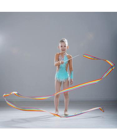 YGEOMER 12pcs Dance Ribbons - Gymnastics Ribbon Streamers for Artistic Dancing Talent Shows - Buy Online on GoSupps.com