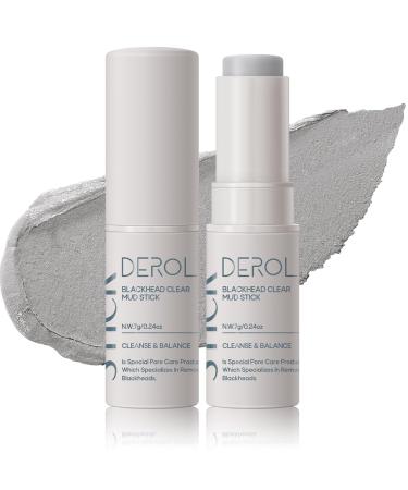 Facial Mask Skin Care Stick: Grey Oil Control Smear Face Mask for Deep Pore Cleansing and Remove Blackhead