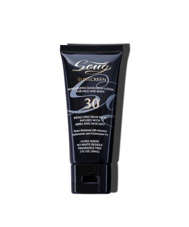 Sunscreen Black Girl (2 Fl. Oz) Face & Body Moisturizing Sunscreen Lotion SPF 30 For Melanin Rich Skin No White Residue 1 PCS 2 Fl Oz (Pack of 1)