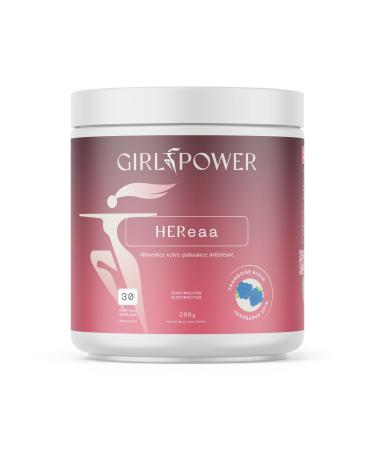 Girl Power Supplements HEReaa Blue Raspberry (30 Servings) - EAA & Electrolytes Supplement for Women Athletic & Training Support Muscle Recovery Cognitive Performance Essential Amino Acids Workout Supplement Blue Raspberry 30 Servings (Pack of 1)