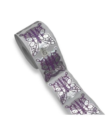 300 Modelling Stencils Silver-Lilac Butterfly Almond MS-54