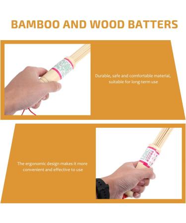 Premium Wooden Back Knock Massage Rods - Meridian Body Worship Sticks for Men & Women - 2-Piece Back Massage Tools for Pain Relief - Buy Online on GoSupps.com