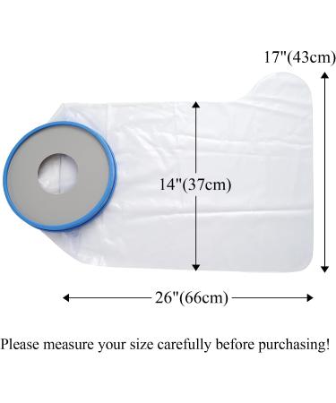 XL Waterproof Extra Wide Leg Cast Cover 26 Length - Adult Watertight Foot Wound Protector for Surgery & Burns - Reusable Shower & Bath Bag Boot - Buy Online on GoSupps.com