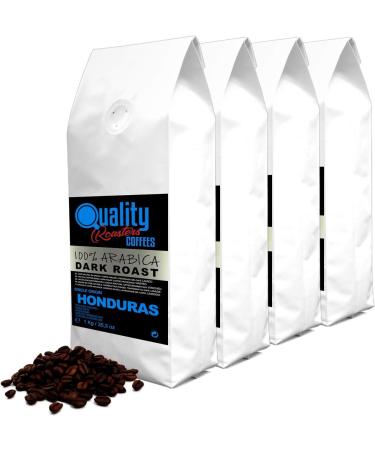 Quality Roasters Coffees. Natural Coffee Beans. Dark Roast. 100% Arabica. Single Origin Honduras. Hand Roasted. Dark Roast. (4 Kg)