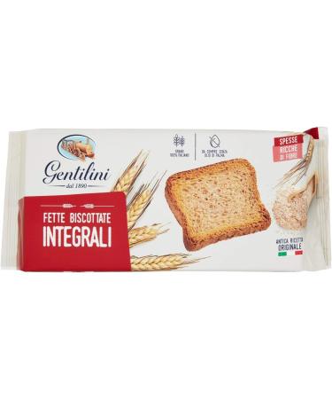 Gentilini Pack of 6 packs of 175 g of 175 g of fat for rusks and pastries rich in fiber 100% Italian product + Italian gourmet polpa 400 g - Buy Online on GoSupps.com