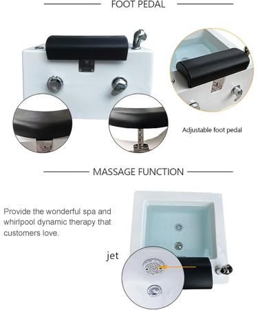 Acrylic foot massage foot massager for foot pedicure foot spa massager for feet spa bath for feet spa pedicure spa for pedicure chair - Buy Online on GoSupps.com