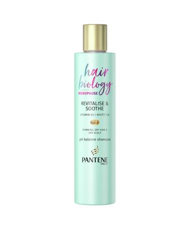 Pantene Revitalize & Soothe Menopause Shampoo Hair Thickening Shampoo 250ml For Dry Hair And Scalp Helps densify Thinning Hair Vitamin B3 & White Tea Hair Thickening Products For Women - Buy Online on GoSupps.com
