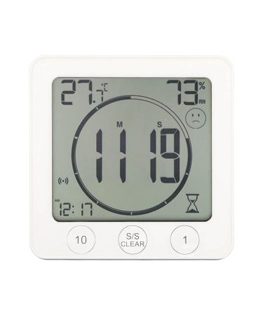 Digital thermometer hygrometer with easy-to-read display sensitive sensor exact measured values backlight for the interior