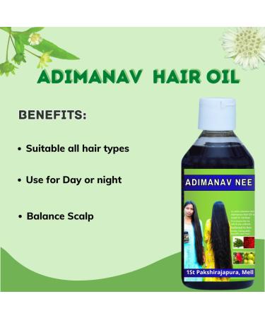 Neelambari Ayurvedic Hair Care - Adivasi Herbal Hair Oil with Pure Ayurvedic Herbs for Healthy Hair - Buy Online on GoSupps.com