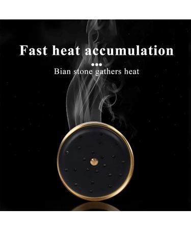 Portable Moxibustion Set - Fleece Filter Bag with 9 Moxa Sticks & Adjustable Velcro Pocket for Pain Relief | Ideal for Neck & Knee Relief - Buy Online on GoSupps.com