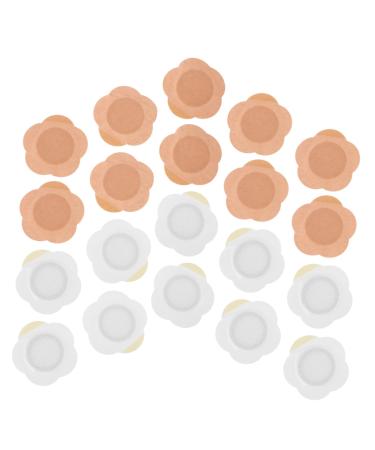 MOLUCKFU 40 Pieces Castor Oil Paste Caster Oil Wrap for AntiLeakage Navel Oil Pads Caster Oil Patch Caster Oil Belly Patch Oil Patches for Navel Belly Patches for Caster Oil