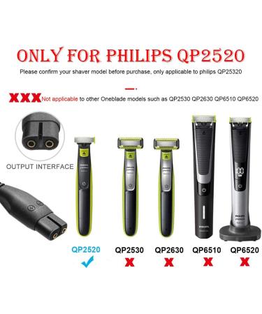 MEROM 4.3V Philips One Blade Charger for Norelco OneBlade QP2520 - Compatible with QP2520/90/70/72 Hybrid Trimmer and Shaver - Buy Online on GoSupps.com