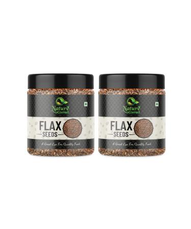 Nature Connect Combo Pack of 2 Flax Seeds 250 gm Each Total 500 gm_Packing May Vary