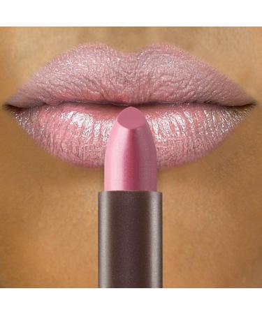 Burt's Bees 100% Natural Glossy Lipstick in Rose Falls - 1 Tube | Long-Lasting Moisturizing Lip Color - Buy Online on GoSupps.com
