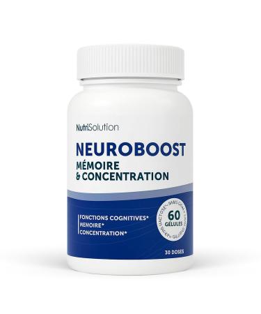 Neuro Boost par Nutrisolution - Boost Cognitif & nergie Vitamines B Ginkgo Biloba Bacopa Acide Alpha Lipo que V g talien Fabriqu en France 60