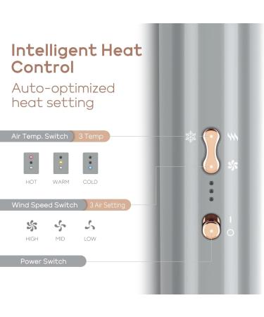 PARWIN PRO BEAUTY MaxAIR Styler 5in1 hairdryer hot air brush set Air Styler with 110000 rpm highspeed motor hair styler for drying smoothing volume curls ionic care gray - Buy Online on GoSupps.com