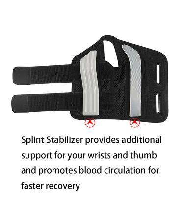 Boenoea Adjustable Night Wrist Brace for Carpal Tunnel Relief - Small/Medium Right Hand Support for Arthritis & Tendonitis - Buy Online on GoSupps.com