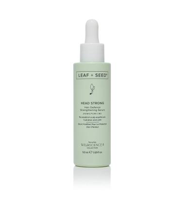 Wild Science Lab LEAF +SEED Head Strong Hair Defence Strengthening Natural Hair Serum re-establish scalp equilibrium hydration and calm vegan free from Sulphate Silicone and Paraben 50ml