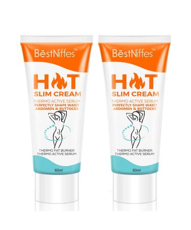 Hot Cream Fat Burner - 2 Pack Slimming & Cellulite Treatment for Weight Loss - 2.02 Fl Oz - Buy Online on GoSupps.com