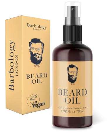 Vegan Multi-Purpose Beard Oil for Eliminating Dandruff and Impurities in Hair 1.02 oz