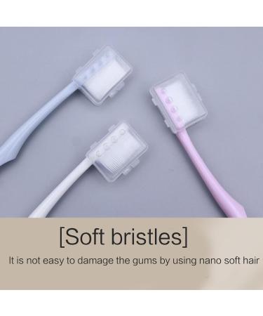 Cute Multi-Colored Soft Bristle Toothbrush Set for Adults & Kids - Travel-Friendly 3 Pieces - Buy Online on GoSupps.com