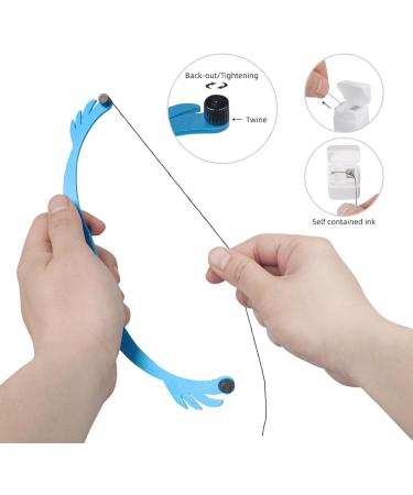 Eyebrow Mapping Tool Simple Adjustable Eyebrow Ruler Set Foldable for Salon (Blue) - Buy Online on GoSupps.com