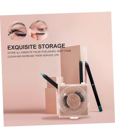 Balacoo 18 Pcs Clear Eyelash Organizer - High Transparent Travel Case & Packaging for Lashes | Custom Plastic Lash Holder - Buy Online on GoSupps.com