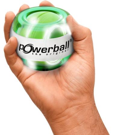 Powerball Max Green - Gyroscopic Hand Trainer with Green Light & Speed Meter | Original Kernpower - Buy Online on GoSupps.com