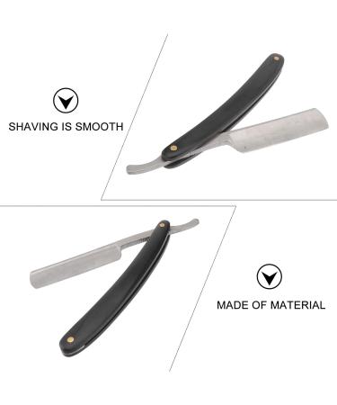 Beaupretty 3-St Mustache Folding Razor Set - Handmade Stainless Steel & Wooden Handle - Premium Mens Shaving Tool - International Shipping Available - Buy Online on GoSupps.com
