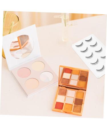 Healeved 5 Pairs Short False Eyelashes Makeup Eyelash Curly Eyelashes Extension Lashes False Eye Lashes Reusable Manmade Eyelashes Reusable Eyelashes Dense Artificial Fiber Extend 3d 3.3x1x0.4cm Black - Buy Online on GoSupps.com