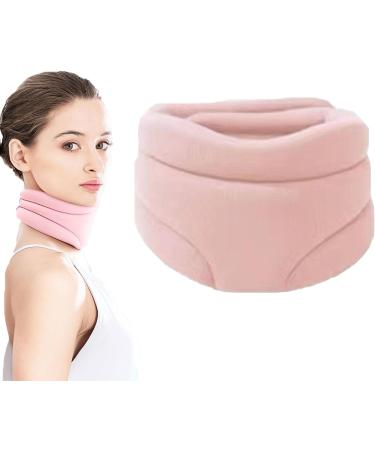 Cervicorrect Neck Brace Neck Brace for Sleeping Neck Brace for Neck Pain and Support Neck Support Brace for Pressure Relief for Women and Men yl-105023(Pink)