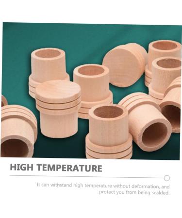 Beaupretty 80 Stk Moxa Fire Extinguishers for Moxa-Roller Massage - Professional Wooden & Stainless Steel Moxibustion Device - Buy Online on GoSupps.com