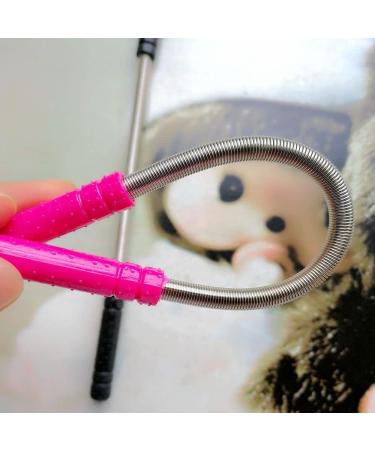 Zhouocea 6Pcs Spring Facial Hair Removers Spring Eyebrow Face Epilators Eyebrow Threading Tools Threading Hair Removals for Women (Black and Pink) - Buy Online on GoSupps.com