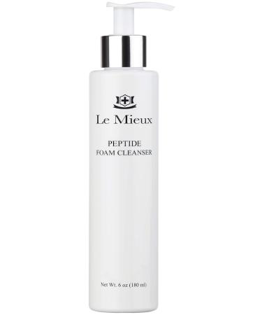 Le Mieux Peptide Foam Cleanser - Age Defying Face Wash with Marine Collagen & 3 Peptides for Glowing Skin  Foaming Cleanser for Dry Skin  No Parabens or Sulfates (6 oz / 180 ml) - Buy Online on GoSupps.com