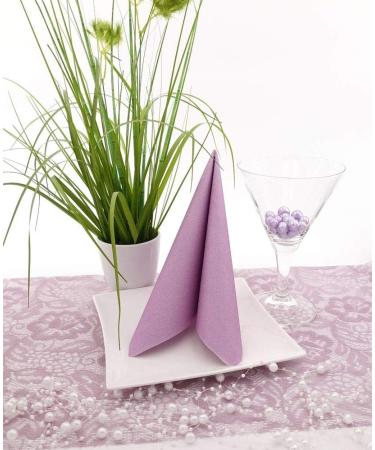 50 APARTina Fabric-Like Airlaid Napkins - Pastel Purple 33x33 cm | Premium Quality for International Shipping - Buy Online on GoSupps.com
