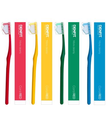 Soft Bristle Toothbrush for Adults with Individual Head Covers Individually Wrapped Toothbrushes Oral Care PBA Free Periodontist Design Tapered Bristles Deep Plaque Removal 1 Pack(12 Count)