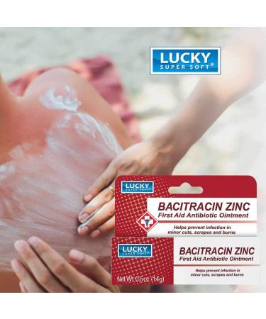 Bacitracin Zinc Cream Ointment - Problem Skin Protectant for Rash & Itch Relief - Buy Online on GoSupps.com