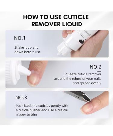 Makartt Cuticle Remover Liquid - Professional Nail Care Cuticle Softener 4.2 Fl.OZ for Manicure & Pedicure - Instant Cuticle Dissolver for Dry Cuticles - Buy Online on GoSupps.com