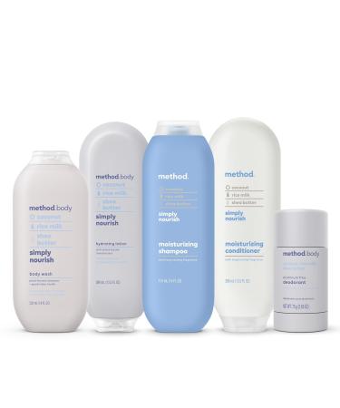 Method Daily Lotion Simply Nourish Plant-Based Moisturizer for 24 Hours of Hydration 13.5 fl oz (Pack of 6) - Buy Online on GoSupps.com