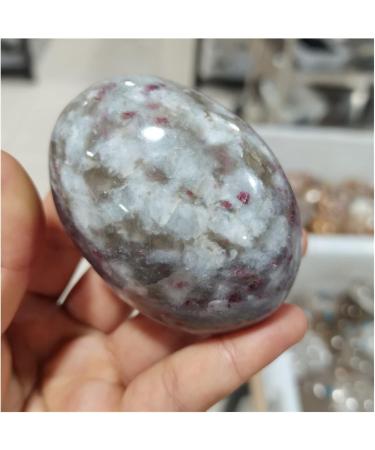 Natural Crystal Rough Natural Polished Plum Blossom Tourmaline Palm Stone Rubellite Quartz Granite Crystal Amulet Specimens Stones (Size : 100-200g) - Buy Online on GoSupps.com