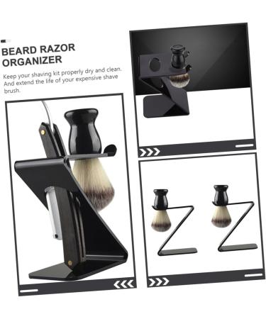 Shop Minkissy Acrylic Razor Holder - Premium Bartbrush Organizer for Men | International Shipping Available - Buy Online on GoSupps.com