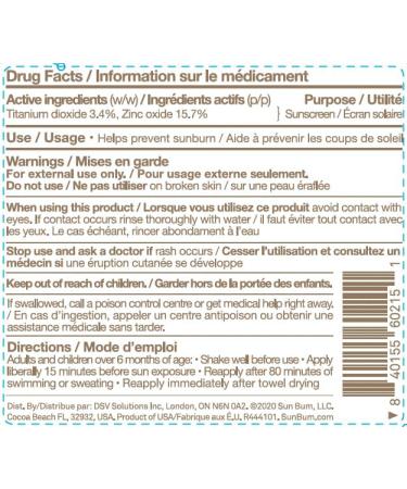 Baby Bum Mineral SPF 50 Sunscreen Roll-On Lotion - Buy Online on GoSupps.com