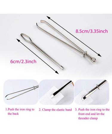 6 Pcs/Set Flexible Drawstring Threaders with Replacement Tool - Plastic and Metal Threaders + Tweezers - Buy Online on GoSupps.com