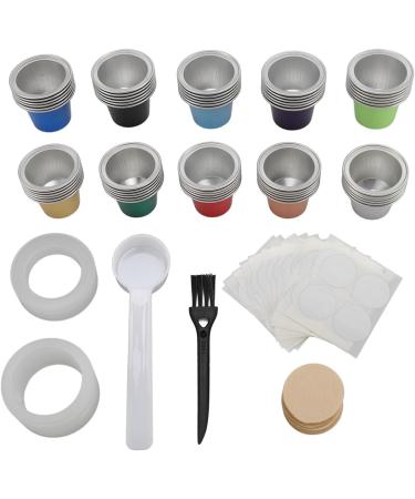 Fdit Ensemble de Dosettes de Capsules de caf Jetables Conservation de la Fra cheur pour Cafeti re Brosse et Cuill re en Papier D'aluminium 60 Pi ces pour Usage Domestique et de Bureau - Buy Online on GoSupps.com