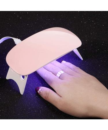 Yolistar UV LED Nail Lamp | Portable 6W Nail Dryer with 2 Timers | Semi-Permanent Gel Polish Dryer | Mini Professional Nail Lamp - Buy Online on GoSupps.com