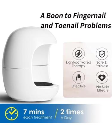 Fivfivgo Light Therapy Device for Nail Fungus Revolutionary Highly Efficient Light Therapy Device for Toenail Diseases Portable Device for Cleaning and Care of Nails - Buy Online on GoSupps.com