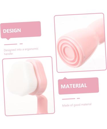 Ipetboom Cleansing Facial Brush Facial Exfoliating Brush Face Scrubber Brush Cleansing Brush Face Cleaning Brush Lip Gloss Stickers Facial Exfoliator Brush Miss Gentle Blackhead Brush Fiber - Buy Online on GoSupps.com