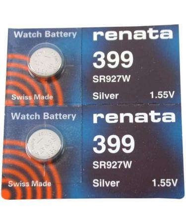 #399 Renata Watch Batteries 2Pcs