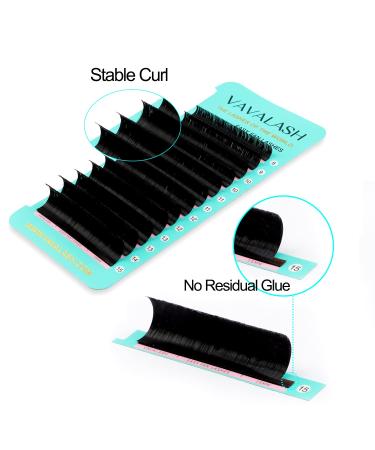 Rapid Volume D-0.05 Easy Fan Eyelash Extension Supplies | Russian Volume Self Fanning Lashes 3D-10D | Individual Lashes 13-20mm - Buy Online on GoSupps.com
